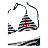Saint Barth Costume 2 Pezzi Triangolo-Slip per Bambina 00890L BIANCO SAINT BARTH 