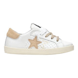 2Star Sneakers Solid Color With Laces White For Kids