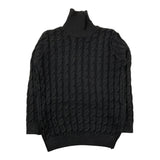 NUPKEET maglia collo alto tinta unita Nero per Bambino 4DNK419 NERO NUPKEET 