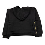 U+è BY MISS GRANT felpa con zip e cappuccio tinta unita Nero per Bambina UE1479 NERO U+è BY MISS GRANT 