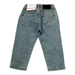 Cesare Paciotti Jeans Tinta Unita con Girovita Regolabile per Bambino PTP5162BXX AZZURRO CESARE PACIOTTI 
