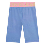 Billieblush Solid Color Elastic Waist Cycling Leggings Blue for Girls