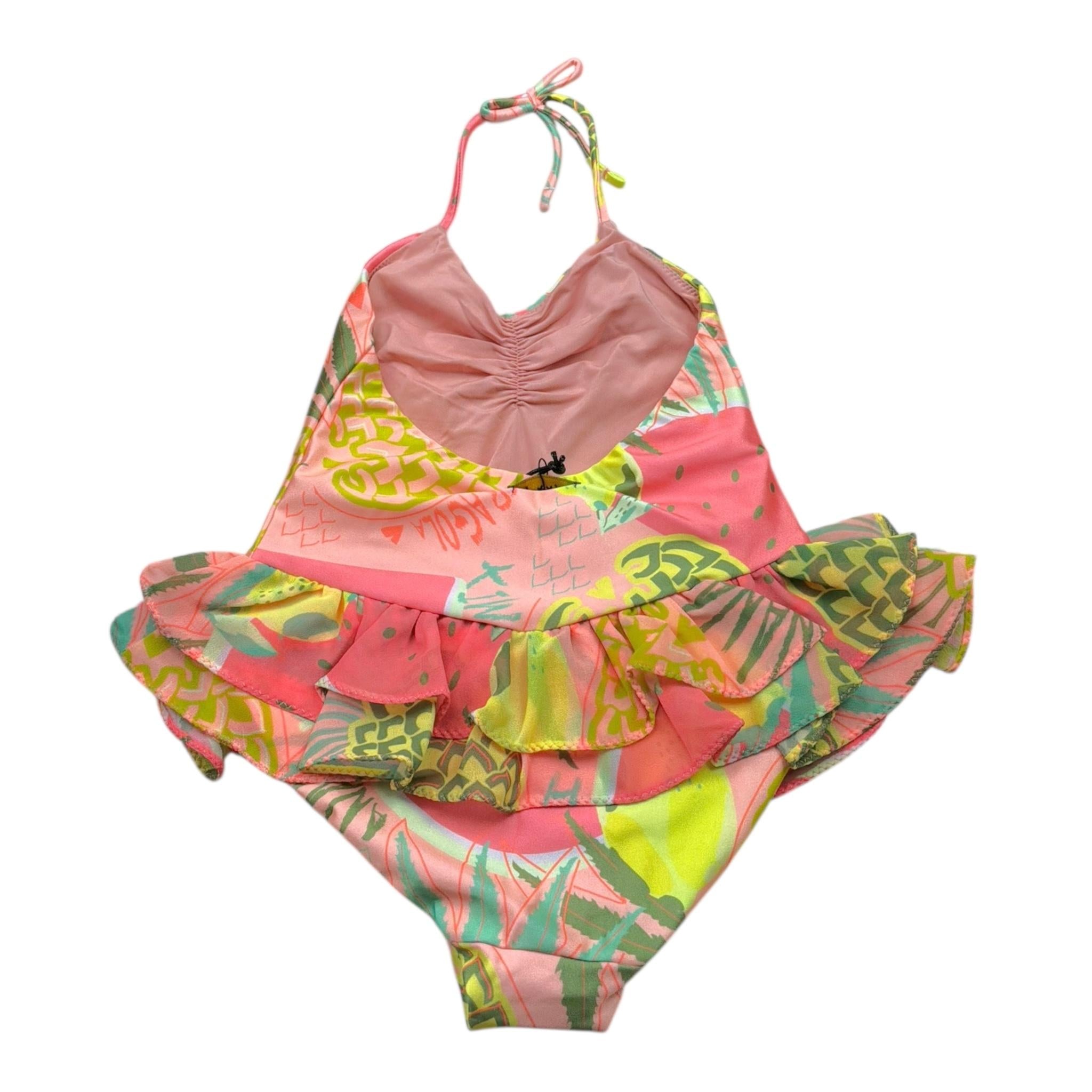 F**K Costume Intero Tinta Unita con Fantasia per Neonata FJ25B2A05MKX20N ROSA F**K 