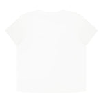 Moschino T-Shirt Girocollo Tinta Unita con Stampe In Contrasto per Neonato MUM04FX BIANCO MOSCHINO 