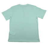 Diadora T-Shirt Girocollo Tinta Unita con Stampa per Bambino 102181707 VERDE ACQUA DIADORA 