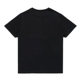 DSQUARED2 t-shirt girocollo tinta unita con logo Nero per Bambino DQ2652 NERO DSQUARED2 