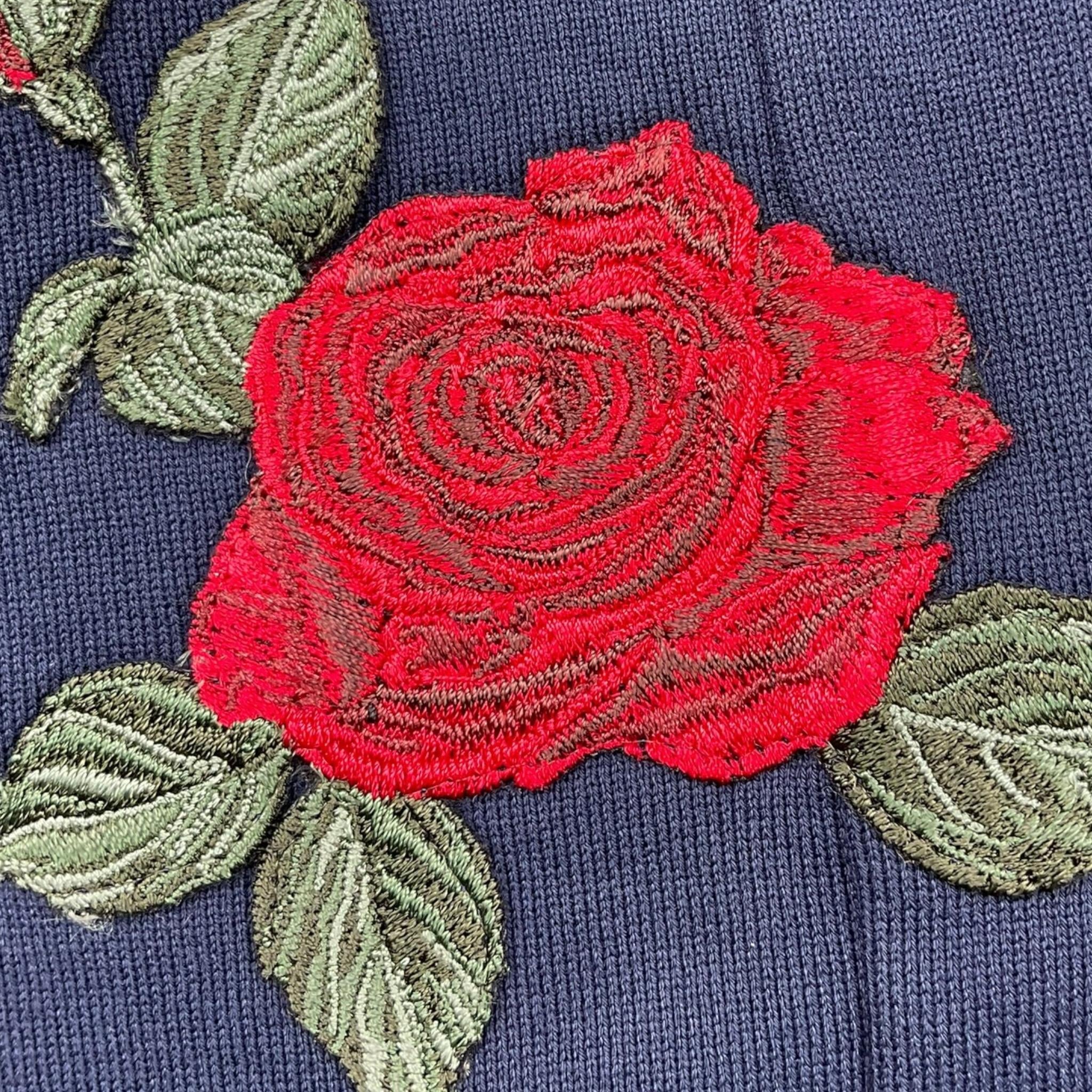 DOLCE & GABBANA pantalone modello tuta tinta unita con ricami Blu per Bambina L5JPB2 BLU DOLCE & GABBANA 