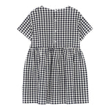 Il Gufo Abito Mezza Manica Fantaisa Qaudri per Bambina ABGL BLU IL GUFO 