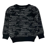 CESARE PACIOTTI maglia girocollo tinta unita con logo Nero per Bambino MGP5351J NERO CESARE PACIOTTI 