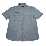 Refrigiwear Camicia Mezza Manica In Denim per Bambino 153SRMJS25 AZZURRO REFRIGIWEAR 