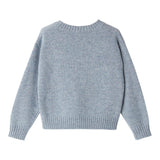 IL GUFO maglia girocollo tinta unita con ricamo orso Azzurro per Neonato A24MA457EM220 AZZURRO IL GUFO 