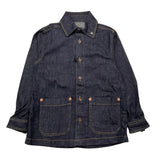 Berne Long Sleeve Denim Shirt Solid Blue For Boys