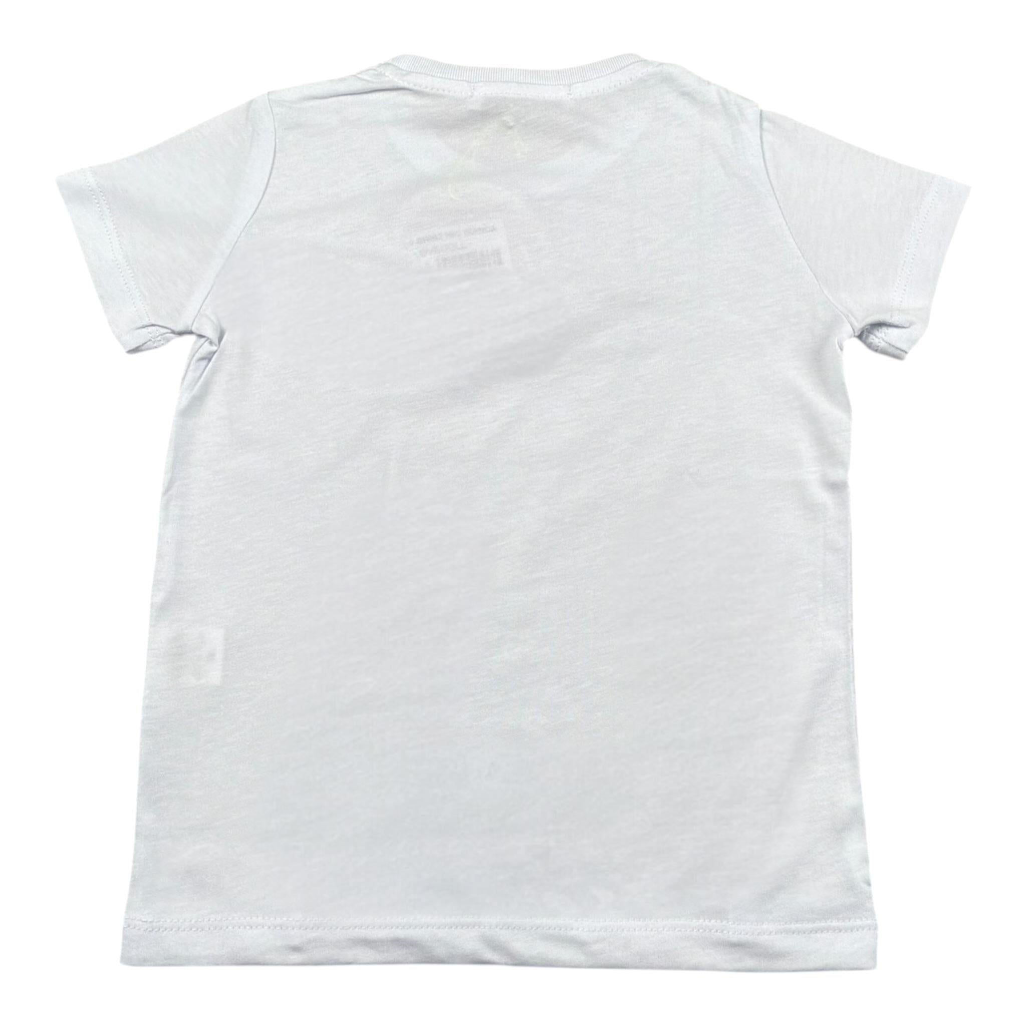 Mousse T-Shirt Girocollo Tinta Unita con Stampa per Neonata DOLLWHITEN BIANCO MOUSSE 