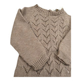 Wedoble Tutina Manica Lunga Tinta Unita con Trafori per Neonato V2507346A BEIGE WEDOBLE 