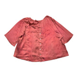Caffe' D'Orzo Solid Color Shirt Half Sleeve Pink For Girls