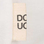 Dou Dou T-Shirt Girocollo Tinta Unita con Stampa per Bambino DW8P21X BIANCO DOU DOU 