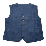 Gai Mattiolo Plain Blue Waistcoat For Boys