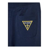 Guess Bermuda Tinta Unita con Logo per Bambino N93Q18KAUG00X BLU GUESS 