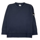 C.P. COMPANY felpa chiusa girocollo tinta unita Blu per Bambino CMF00C BLU C.P. COMPANY 