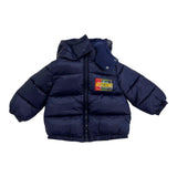 MOSCHINO giubbino tinta unita con zip e cappuccio Blu per Neonato HMS043N BLU MOSCHINO 