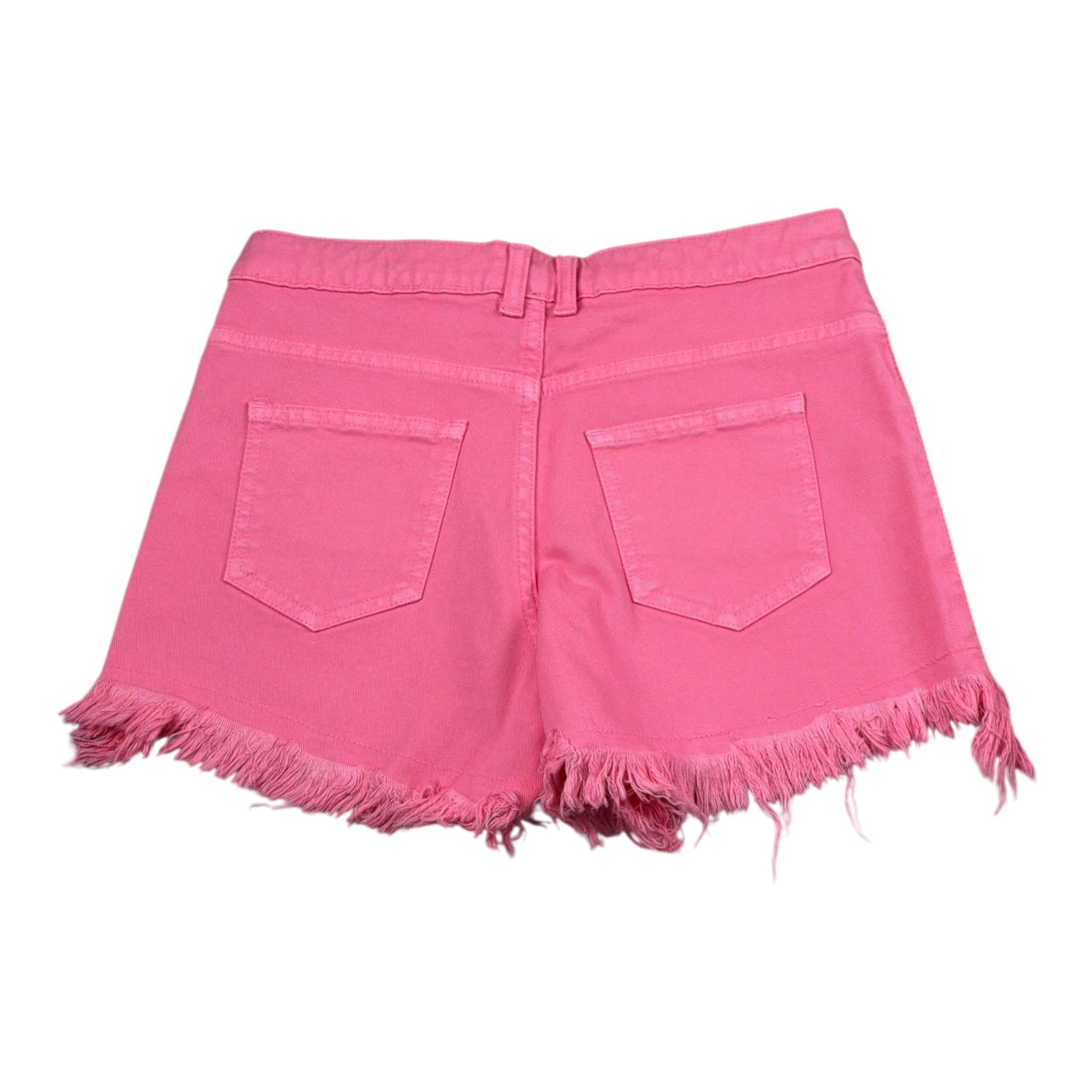 Marc Ellis Short Tinta Unita con Girovita Regolabile per Bambina JMJSO16667 ROSA MARC ELLIS 