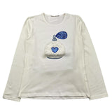 EMC shirt girocollo tinta unita con stampa Bianco per Bambina BX2300 BIANCO EMC 