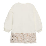 MAX&Co. abito tinta unita con pailletts Panna per Bambina MX0088 PANNA MAX&Co. 