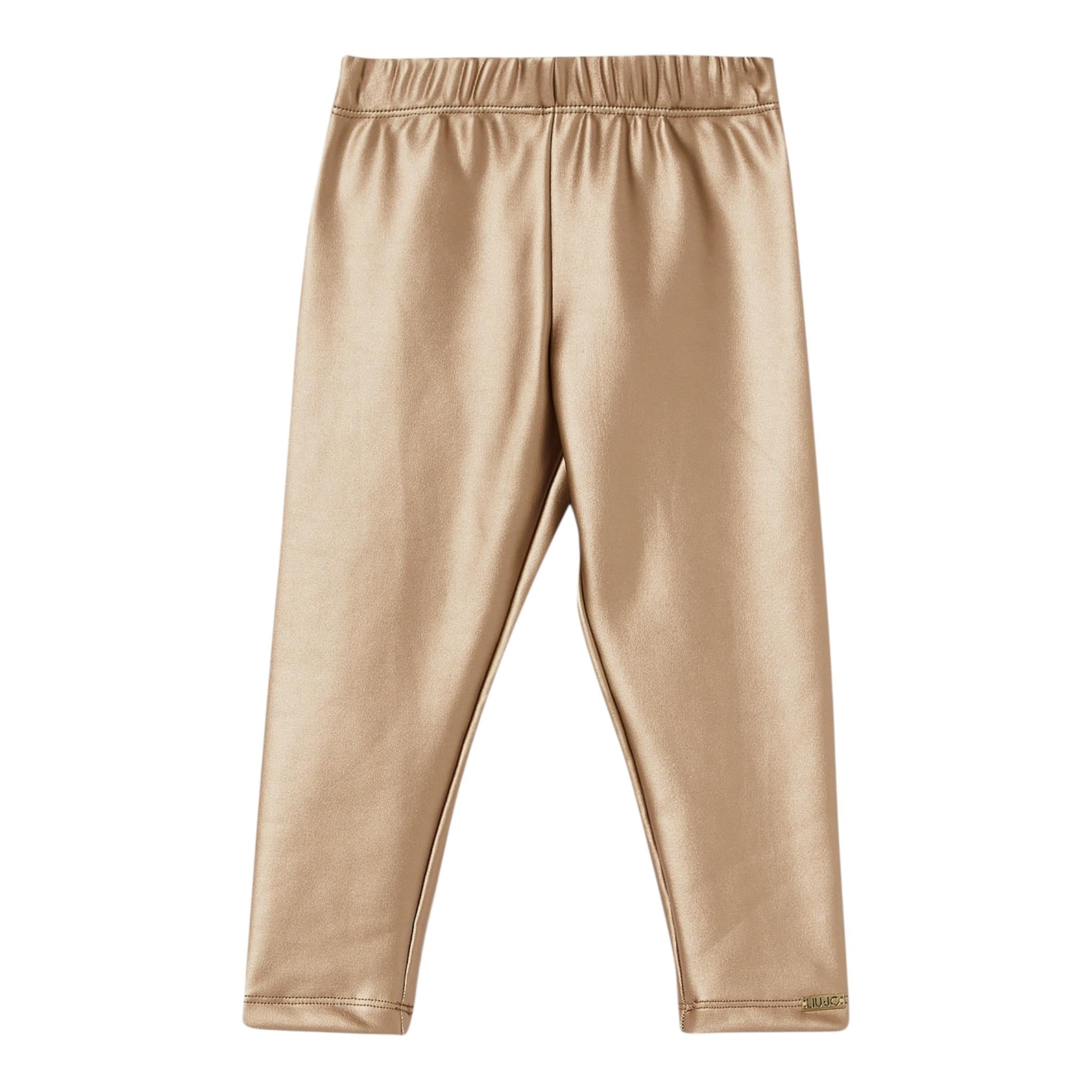 LIU JO leggins tinta unita Oro per Bambina KF4064XXX ORO LIU JO 