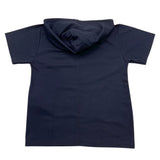 Paolo Pecora T-Shirt Tinta Unita con Cappuccio per Bambino PP4063 BLU PAOLO PECORA 
