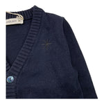 MANUEL RITZ cardigan tinta unita cn ricami alle maniche Blu per Bambino MR2228 BLU MANUEL RITZ 