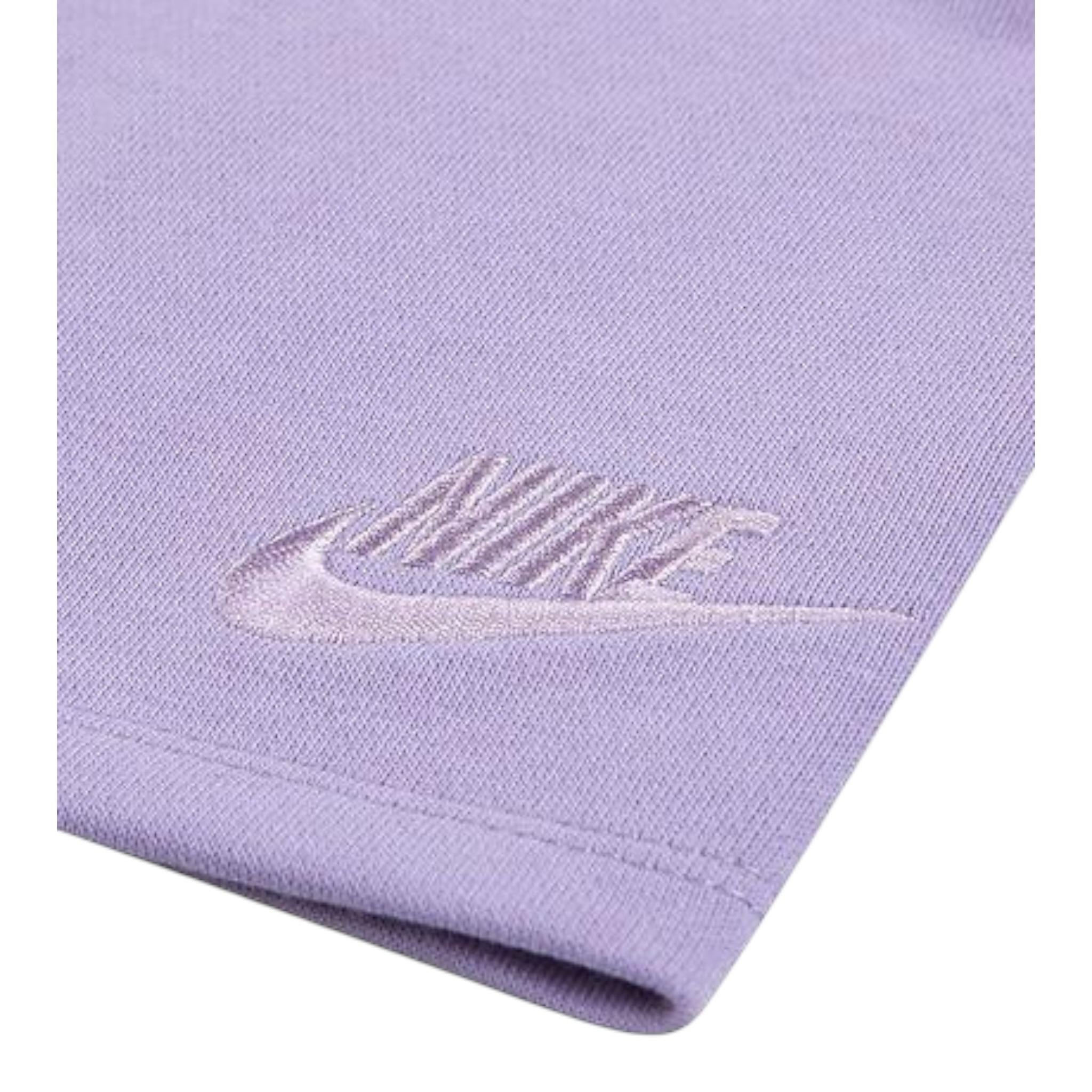 Nike Completo 2 Pezzi T-Shirt-Bermuda tinta unita Lilla per Bambina 36N033 LILLA NIKE 