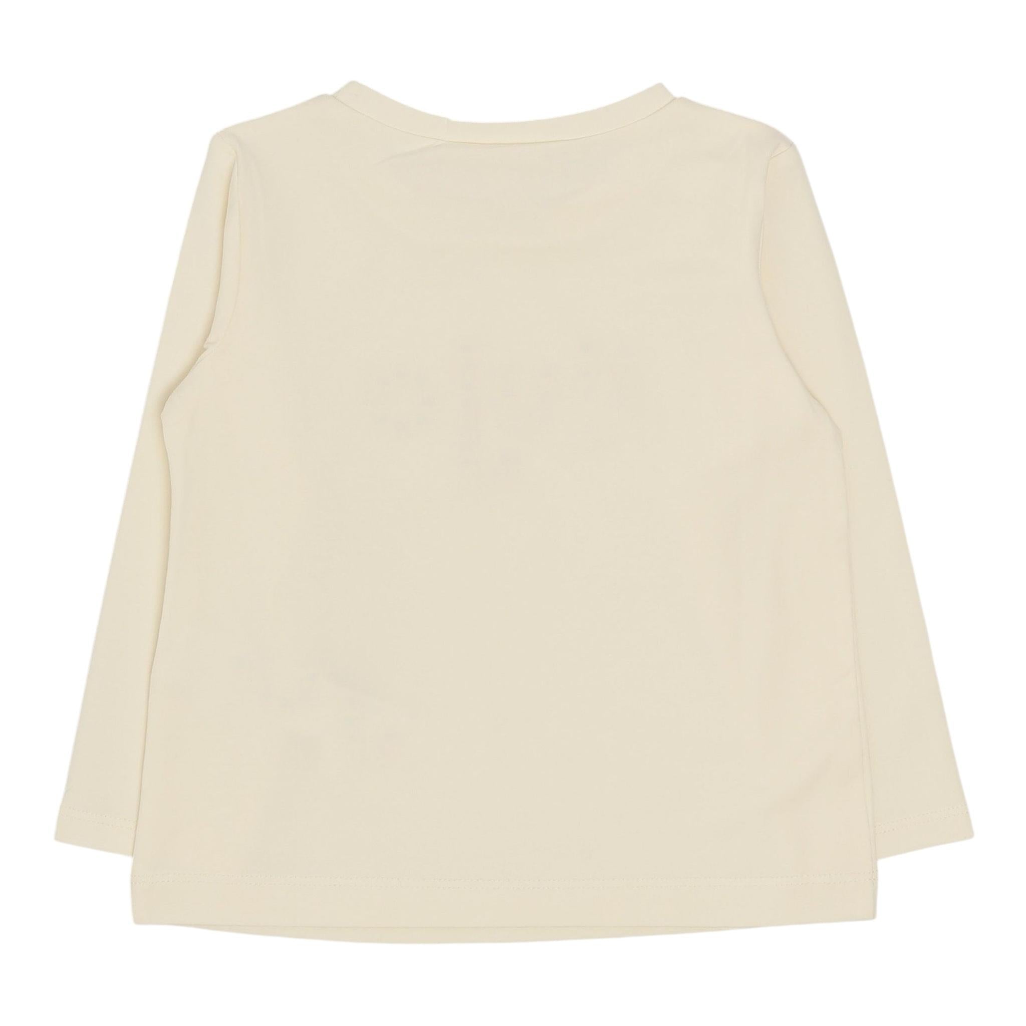 LIU JO shirt girocollo tinta unita con stampa Panna per Bambina KF4090XXX PANNA LIU JO 