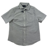Fay Blue Striped Pattern Half Sleeve Shirt For Boys