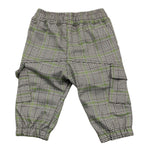 DANIELE ALESSANDRINI pantalone tinta unita con microfantasia Bianco per Neonato 1291P00062 BIANCO DANIELE ALESSANDRINI 