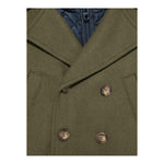 FAY cappotto sfoderabile tinta unita con bottoni Verde per Bambino FV2Q00 VERDE FAY 