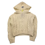 MSGM maglia tinta unita con cappuccio Panna per Bambina F3MSJGJP210 PANNA MSGM 