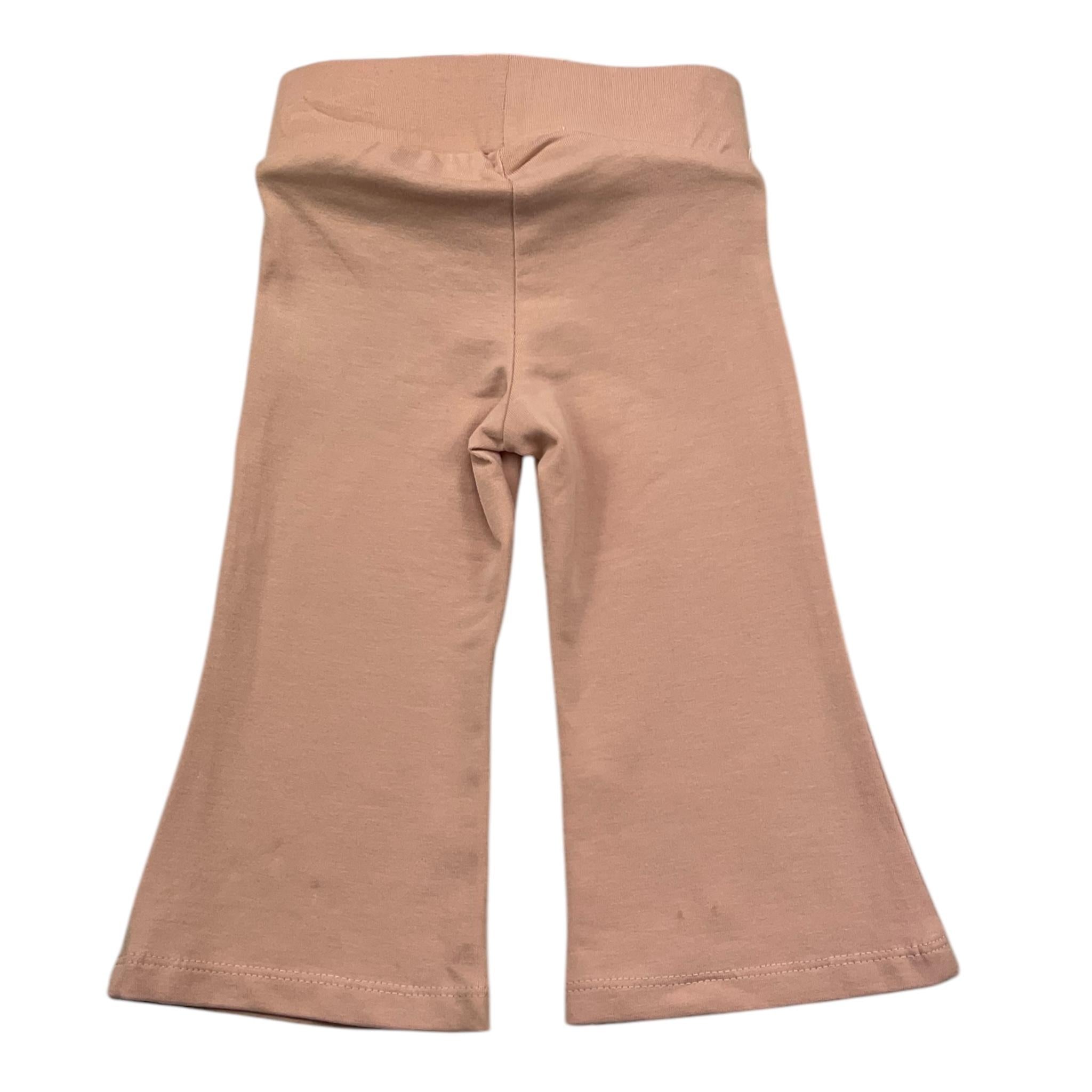 TRUSSARDI leggins tinta unita modello zampa Rosa per Neonata TIA25007 ROSA TRUSSARDI 