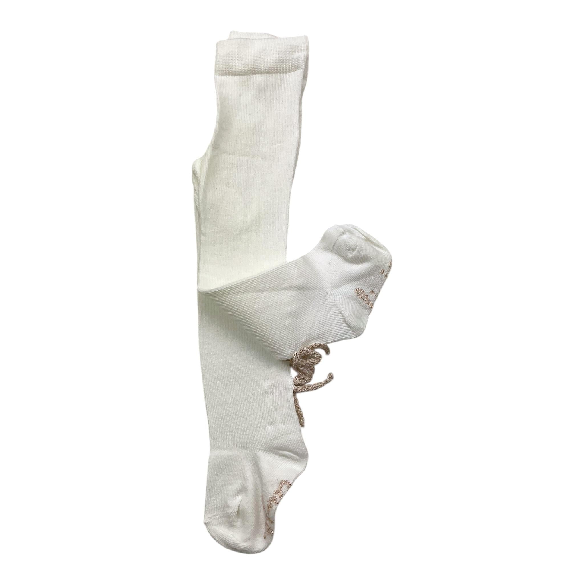 LIU JO calze tinta unita con stampa Bianco per Neonata HF3082 BIANCO LIU JO 