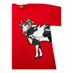 MOSCHINO t-shirt girocollo tinta unita con stampa Rosso per Bambina HWM05G ROSSO MOSCHINO 