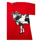 MOSCHINO t-shirt girocollo tinta unita con stampa Rosso per Bambina HWM05G ROSSO MOSCHINO 