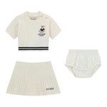 Guess Completo 3 Pezzi Maglia-Gonna-Mutandina per Neonata A5RG13Z37L1 PANNA GUESS 