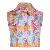 Marc Ellis Multicolor Printed Sleeveless Shirt For Girls