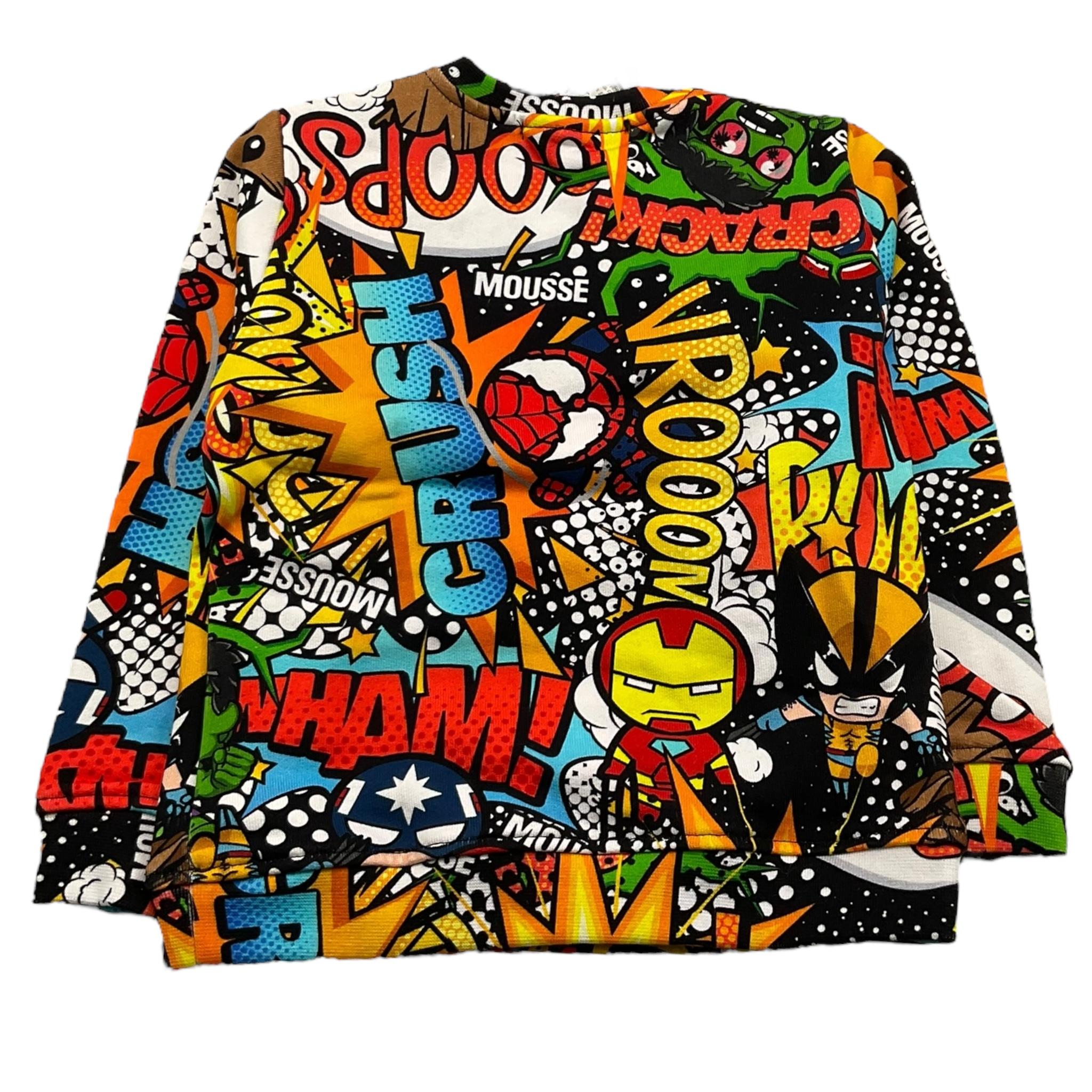 MOUSSE felpa chiusa stampa fantasia marvel Multicolor per Neonato HKNFG371 MULTICOLOR MOUSSE 