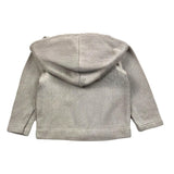Bamboom+Babies Solid Color Button Up Hooded Cardigan Sand For Newborn