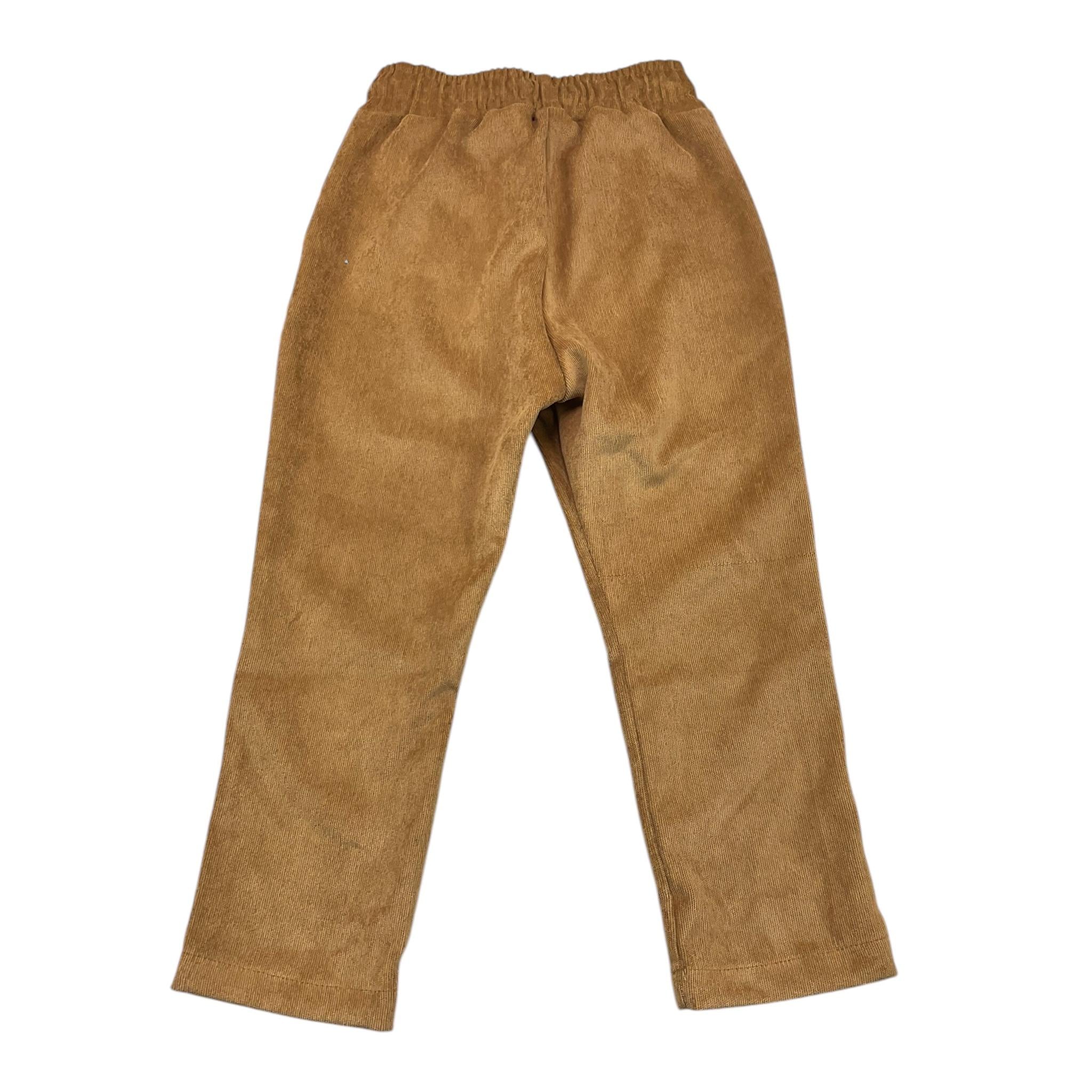 NEVER TOO pantalone tinta unita con elastico in vita Cammello per Bambino NT1841B CAMMELLO NEVER TOO 