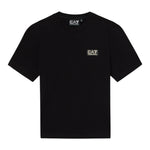 Emporio Armani T-Shirt Girocollo Tinta Unita con Logo per Bambino 7B000093 BLU EMPORIO ARMANI 