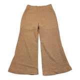Caffe' D'Orzo Palazzo Pants Perforated Biscuit For Girls