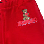 Moschino Leggins Tinta Unita con Logo per Neonata MDP03J ROSSO MOSCHINO 