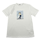 Jeckerson T-Shirt Girocollo Tinta Unita con Stampa per Bambino J3854 BIANCO JECKERSON 