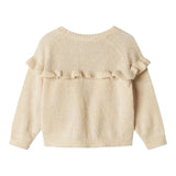 NAME IT maglia tinta unita girocollo con balze Panna per Bambina 13233168 PANNA NAME IT 